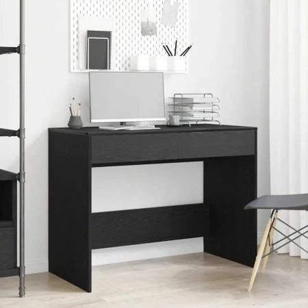 Escritorio roble negro 101x50x76,5 cm madera de ingeniería de , Escritorios - Ref: Foro24-862080, Precio: 89,36 €, Descuento: %