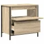 Mueble de baño con lavabo y cajones roble Sonoma 60x34,5x60 cm de , Tocadores de baño - Ref: Foro24-861883, Precio: 64,61 €, ...