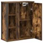 Mueble de baño de pared con espejo roble ahumado 50x21x60 cm de , Tocadores de baño - Ref: Foro24-861904, Precio: 61,96 €, De...