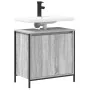 Mueble de baño con lavabo gris Sonoma 60x34,5x60 cm de , Tocadores de baño - Ref: Foro24-861895, Precio: 60,66 €, Descuento: %