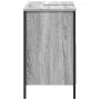 Mueble de baño con lavabo gris Sonoma 60x34,5x60 cm de , Tocadores de baño - Ref: Foro24-861895, Precio: 60,66 €, Descuento: %