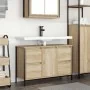 Mueble de lavabo con cajones roble Sonoma 90x34,5x60 cm de , Tocadores de baño - Ref: Foro24-861888, Precio: 96,06 €, Descuen...