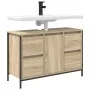 Mueble de lavabo con cajones roble Sonoma 90x34,5x60 cm de , Tocadores de baño - Ref: Foro24-861888, Precio: 96,06 €, Descuen...