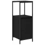 Mueble de baño con estantes roble negro 36x35x95 cm de , Tocadores de baño - Ref: Foro24-861912, Precio: 53,19 €, Descuento: %
