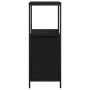 Mueble de baño con estantes roble negro 36x35x95 cm de , Tocadores de baño - Ref: Foro24-861912, Precio: 53,19 €, Descuento: %
