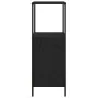 Mueble de baño con estantes roble negro 36x35x95 cm de , Tocadores de baño - Ref: Foro24-861912, Precio: 53,19 €, Descuento: %