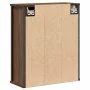 Mueble de baño de pared con espejo roble marrón 50x21x60 cm de , Tocadores de baño - Ref: Foro24-861906, Precio: 62,41 €, Des...