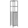 Mueble de baño con estantes gris Sonoma 36x35x165 cm de , Tocadores de baño - Ref: Foro24-861910, Precio: 73,00 €, Descuento: %