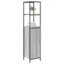 Mueble de baño con estantes gris Sonoma 36x35x165 cm de , Tocadores de baño - Ref: Foro24-861910, Precio: 73,00 €, Descuento: %
