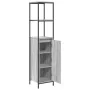 Mueble de baño con estantes gris Sonoma 36x35x165 cm de , Tocadores de baño - Ref: Foro24-861910, Precio: 73,00 €, Descuento: %