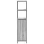 Mueble de baño con estantes gris Sonoma 36x35x165 cm de , Tocadores de baño - Ref: Foro24-861910, Precio: 73,00 €, Descuento: %
