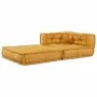 Puf modular de tela amarillo 70x70x54 de , Cojines para sillas y sofás - Ref: Foro24-4019037, Precio: 145,70 €, Descuento: %