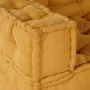 Puf modular de tela amarillo 70x70x54 de , Cojines para sillas y sofás - Ref: Foro24-4019037, Precio: 145,70 €, Descuento: %