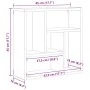 Estante de pared de madera ingeniería roble negro 45x16x45 cm de , Estantes y estanterías - Ref: Foro24-862511, Precio: 32,28...