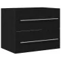 Mueble de baño para lavabo de roble negro 60x38,5x48 cm de , Muebles de baño - Ref: Foro24-862028, Precio: 68,62 €, Descuento: %