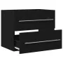 Mueble de baño para lavabo de roble negro 60x38,5x48 cm de , Muebles de baño - Ref: Foro24-862028, Precio: 68,62 €, Descuento: %