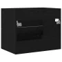 Mueble de baño para lavabo de roble negro 60x38,5x48 cm de , Muebles de baño - Ref: Foro24-862028, Precio: 68,62 €, Descuento: %