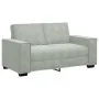 Juego de sofás con cojines 2 piezas terciopelo gris claro by , Sofas - Ref: Foro24-3324700, Price: 468,42 €, Discount: %