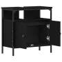 Mueble de baño para lavabo de madera de roble negro 60x30x60 cm de , Tocadores de baño - Ref: Foro24-862234, Precio: 52,13 €,...