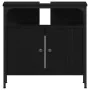 Mueble de baño para lavabo de madera de roble negro 60x30x60 cm de , Tocadores de baño - Ref: Foro24-862234, Precio: 52,13 €,...