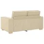 Juego de sofás con cojines 2 piezas tela crema de , Sofás - Ref: Foro24-3324698, Precio: 467,07 €, Descuento: %