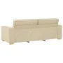 Juego de sofás con cojines 2 piezas tela crema de , Sofás - Ref: Foro24-3324698, Precio: 467,07 €, Descuento: %