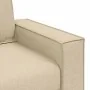 Juego de sofás con cojines 2 piezas tela crema de , Sofás - Ref: Foro24-3324698, Precio: 467,07 €, Descuento: %