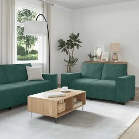 Juego de sofás con cojines 2 piezas terciopelo verde oscuro von , Sofas - Ref: Foro24-3324702, Preis: 458,42 €, Rabatt: %