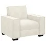 Juego de sofás con cojines 3 piezas terciopelo crema de , Sofás - Ref: Foro24-3324626, Precio: 638,50 €, Descuento: %