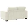 Juego de sofás con cojines 3 piezas terciopelo crema de , Sofás - Ref: Foro24-3324626, Precio: 638,50 €, Descuento: %