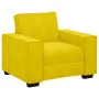 Juego de sofás con cojines 3 piezas terciopelo amarillo de , Sofás - Ref: Foro24-3324624, Precio: 610,32 €, Descuento: %