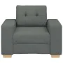 Sillón de tela gris oscuro 60 cm de , Sofás - Ref: Foro24-4105059, Precio: 159,36 €, Descuento: %
