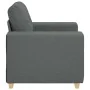 Sillón de tela gris oscuro 60 cm de , Sofás - Ref: Foro24-4105059, Precio: 159,36 €, Descuento: %