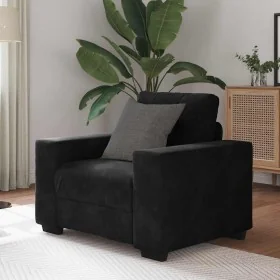Sillón de terciopelo negro 60 cm von , Sofas - Ref: Foro24-4105103, Preis: 168,32 €, Rabatt: %