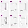Ventana de sótano "RISOR" 60x60 cm oscilobatiente DIN derecha by , Windows - Ref: Foro24-4108386, Price: 129,59 €, Discount: %