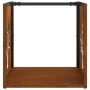 Leñero 40x40x40 cm Acero oxidado de , Bolsas y soportes de leña - Ref: Foro24-864248, Precio: 46,20 €, Descuento: %