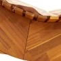 Tumbona mecedora con cojín de madera maciza de acacia de , Tumbonas - Ref: Foro24-4103884, Precio: 137,89 €, Descuento: %