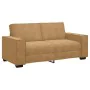 Sofá de 2 plazas terciopelo marrón 140 cm by , Sofas - Ref: Foro24-4105027, Price: 214,84 €, Discount: %