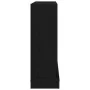 VidaXL Marco para chimenea madera ingeniería roble negro 100x30x87,5cm de , Accesorios para hornos de leña y chimeneas - Ref:...