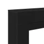 VidaXL Marco para chimenea madera ingeniería roble negro 100x30x87,5cm de , Accesorios para hornos de leña y chimeneas - Ref:...
