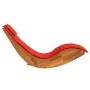 Tumbona mecedora con cojín de madera maciza de acacia by , Loungers - Ref: Foro24-4103886, Price: 149,04 €, Discount: %