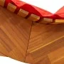 Tumbona mecedora con cojín de madera maciza de acacia by , Loungers - Ref: Foro24-4103886, Price: 149,04 €, Discount: %
