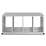Nido para gallinas con 4 compartimentos plateado galvanizado de , Jaulas y habitáculos para animales pequeños - Ref: Foro24-8...