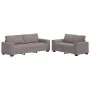 Juego de sofás con cojines 2 piezas tela gris taupe de , Sofás - Ref: Foro24-3324737, Precio: 466,16 €, Descuento: %
