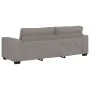 Juego de sofás con cojines 2 piezas tela gris taupe de , Sofás - Ref: Foro24-3324737, Precio: 466,16 €, Descuento: %