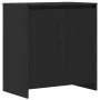 Aparador de madera de roble negro 70x41x75 cm by , Sideboards - Ref: Foro24-862082, Price: 69,50 €, Discount: %