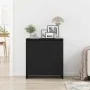 Aparador de madera de roble negro 70x41x75 cm by , Sideboards - Ref: Foro24-862082, Price: 69,50 €, Discount: %