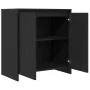 Aparador de madera de roble negro 70x41x75 cm by , Sideboards - Ref: Foro24-862082, Price: 69,50 €, Discount: %