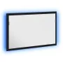 Espejo de baño con luces LED roble negro 60x8,5x37 cm de , Tocadores de baño - Ref: Foro24-862547, Precio: 54,23 €, Descuento: %