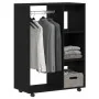 Armario de madera de roble negro 80x40x110 cm de , Armarios roperos - Ref: Foro24-862068, Precio: 86,21 €, Descuento: %